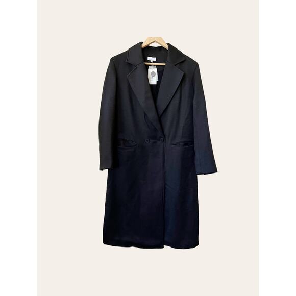 Danielle Bernstein We Wore What Black Overcoat Size XS - Picture 1 of 7